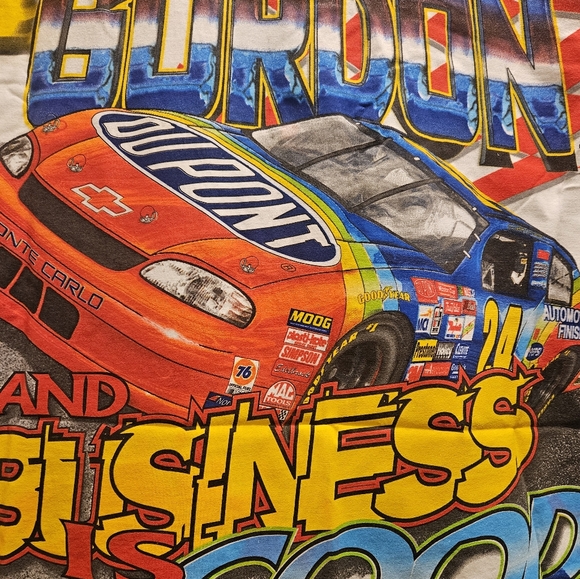 Vintage 1999 Jeff Gordon All-Over Print T-Shirt Men's Size XL New without tags - Picture 8 of 9